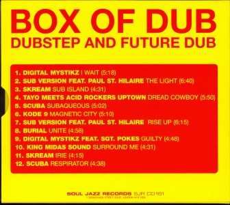 Box Of Dub - Dubstep And Future Dub (CD com caixa de cartão)