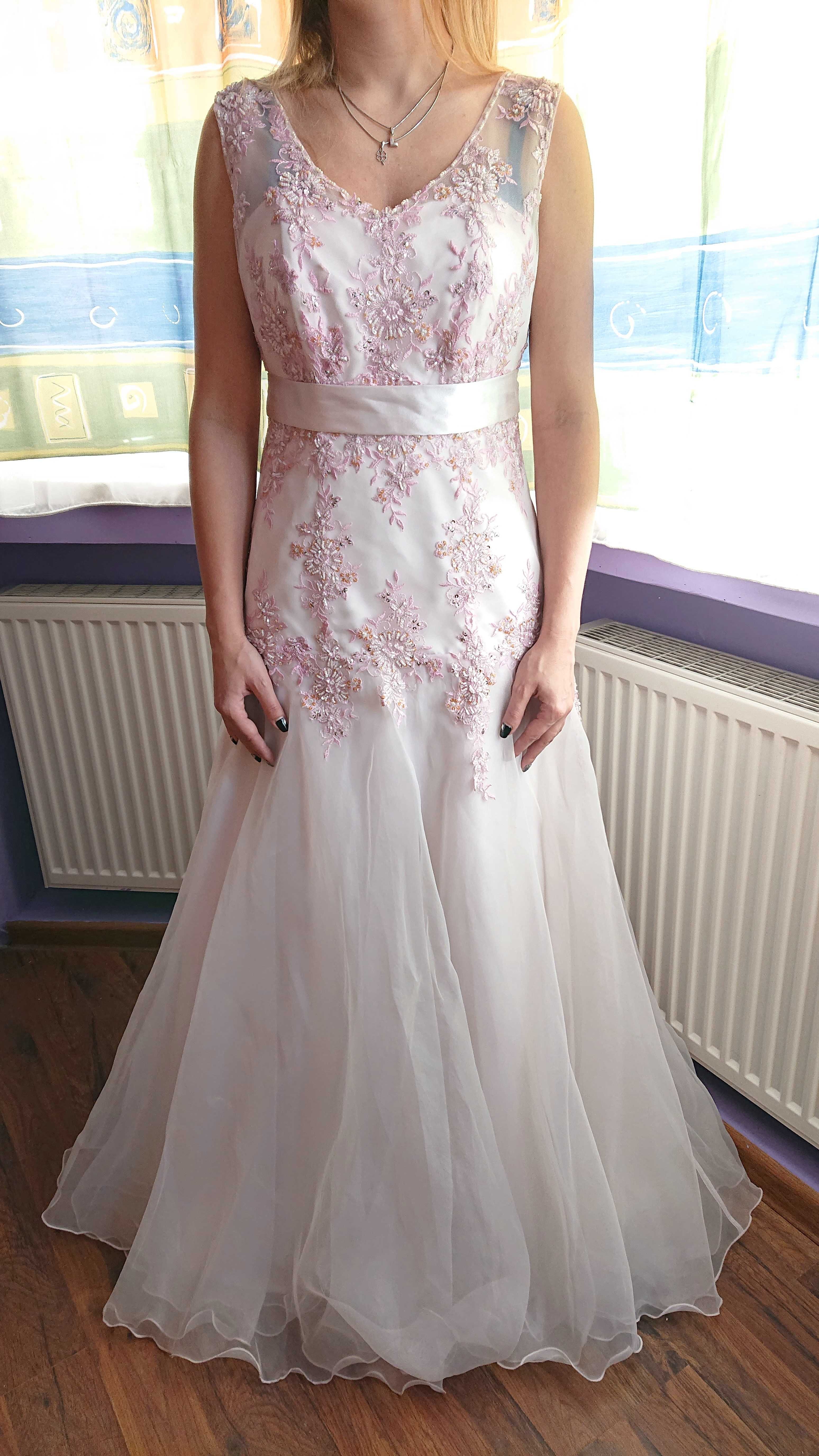 Suknia ślubna różowa Rybka / рожева весільна сукня