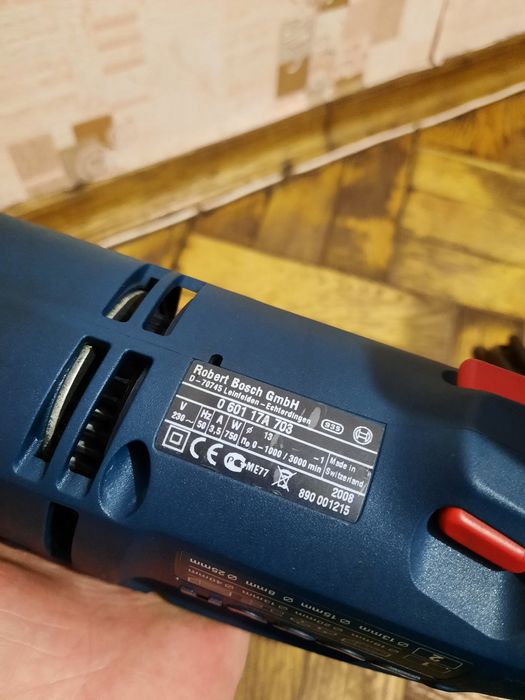 Оригінал,Швейцарія!!Дрель ударна двухшвидкісна Bosch GSB 18-2 RE,750вт