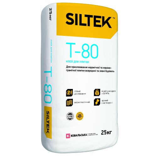 SILTEK T-83, ПОЛІМІН Р.14, SILTEK T-80, Kreisel 101/2 клей для плитки