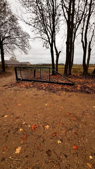 Brama przesuwna z napędem + 20 m ogrodzenia – OKAZJA!