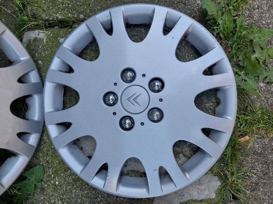 Komplet oryginalnych kołpaków Citroën 15"