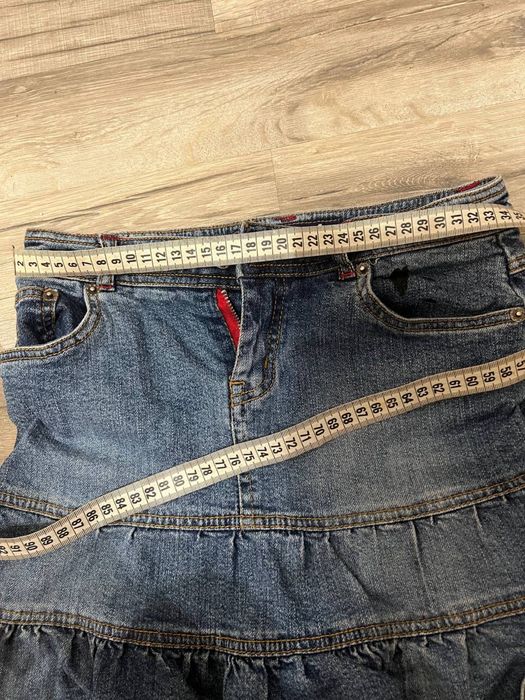 міні юбка джинсова y2k ґяру