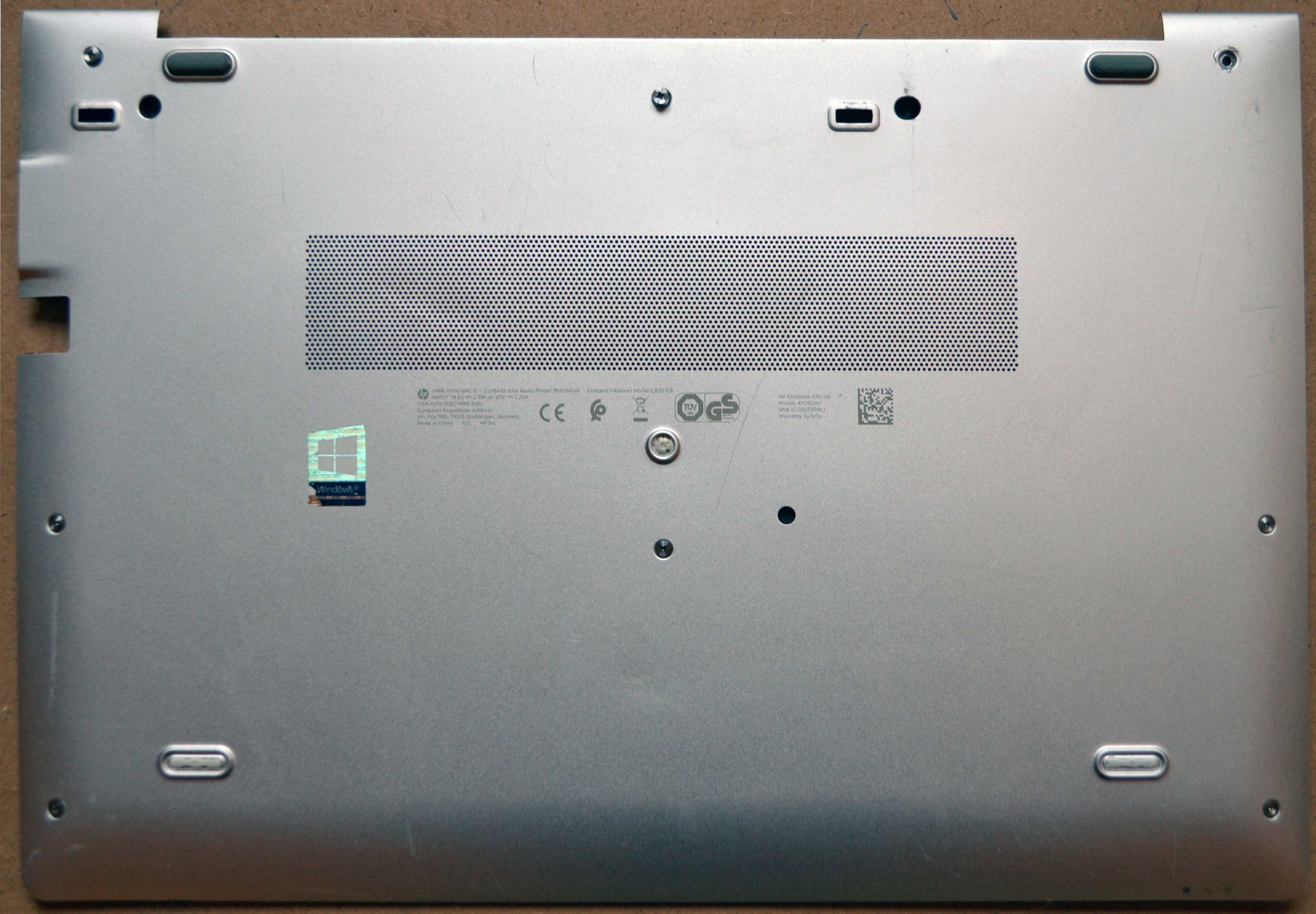 Ноутбук HP Elitebook 850 G6 по деталях.