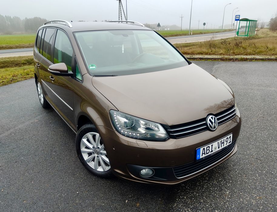 Volkswagen Touran 2.0 TDI 170Km/DSG/Highline/Piękny/Opłacony/NIEMCY
