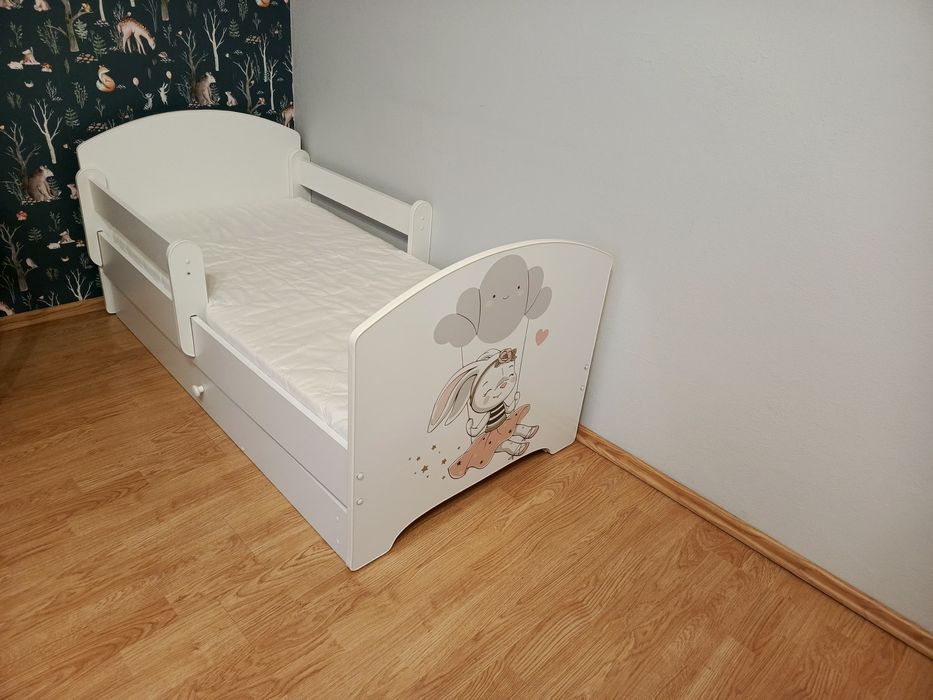Łóżko dziecięce 140x70 króliczek
