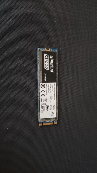 SSD диск Kingston A1000 240GB M.2 mSATA 2280 PCIe 3.0