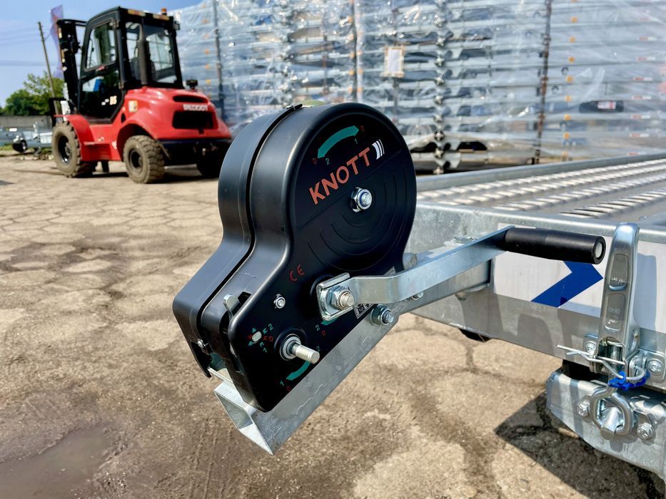 Przyczepa uchylna laweta LORRIES 3000kg LED PLI30 4,5 ALU mocna