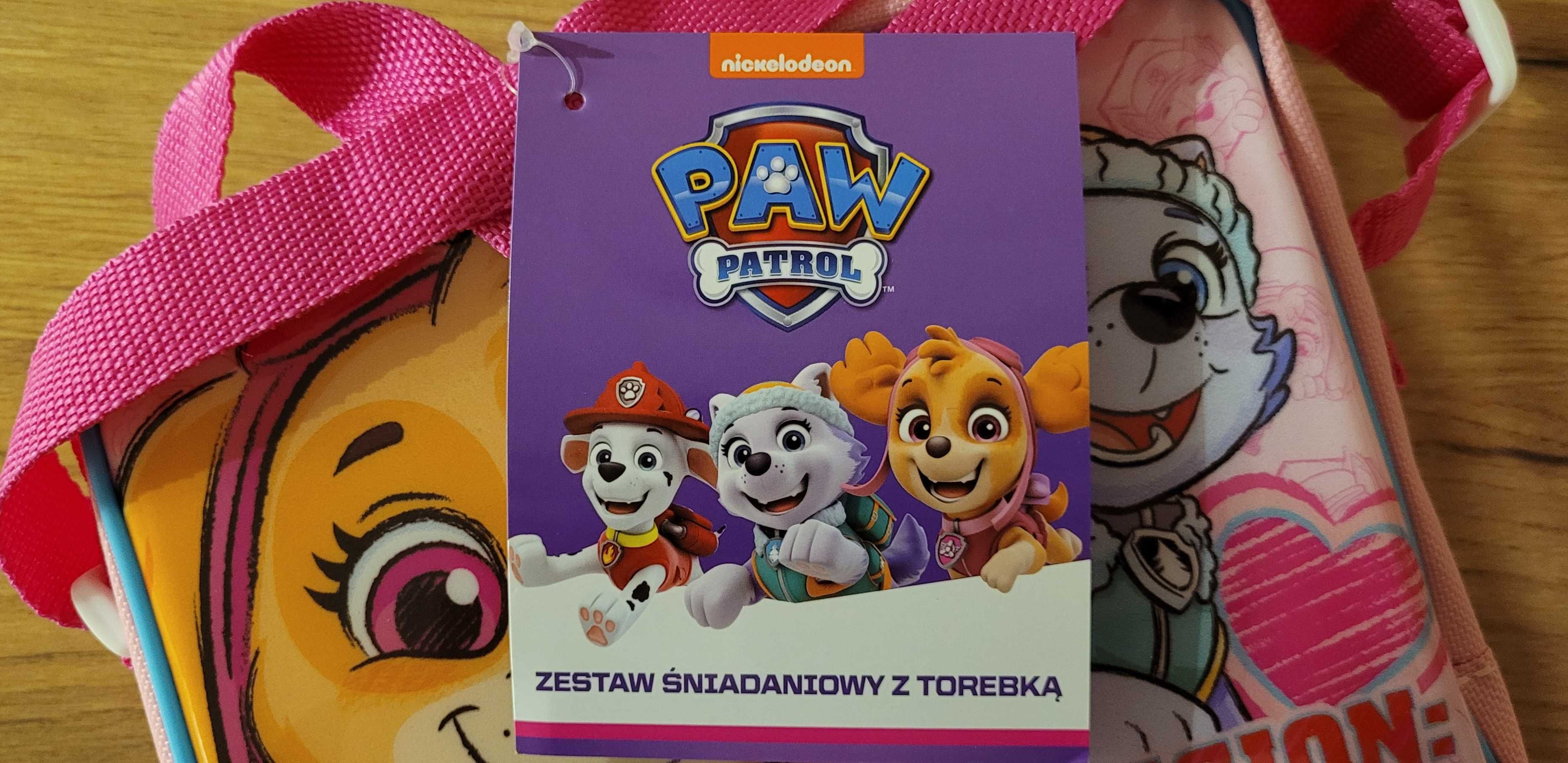 Zestaw śniadaniowy Psi Patrol dla dziewczynki.