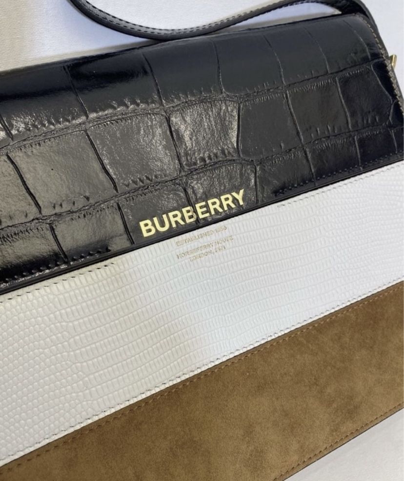 Нова трикольорова сумка Burberry. Люкс бренд. Оригінал