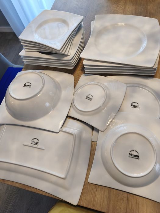 Veroni kolekcja Condor zastawa obiadowa kpl 20 szt. talerze salaterka