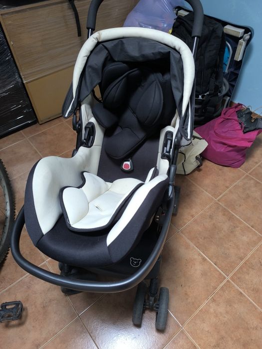 Carrinho+ovo de bebê NANIA