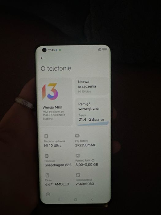 Xiaomi Mi 10 Ultra 256 Gb