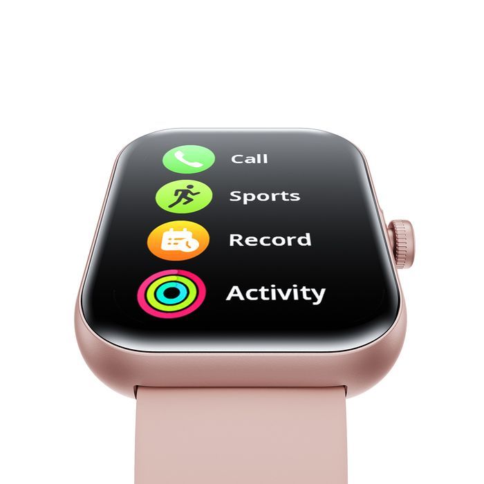 smartwatch fit-life jr-ft5 plus z funkcją odbierania połączeń - różowy