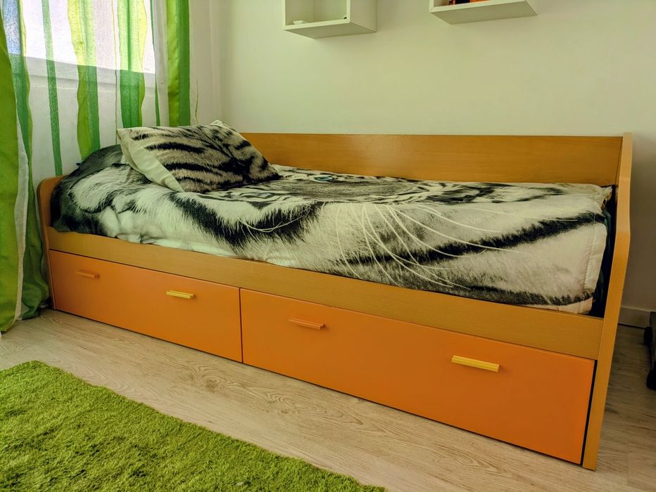 Mobília de quarto de criança com cama dupla