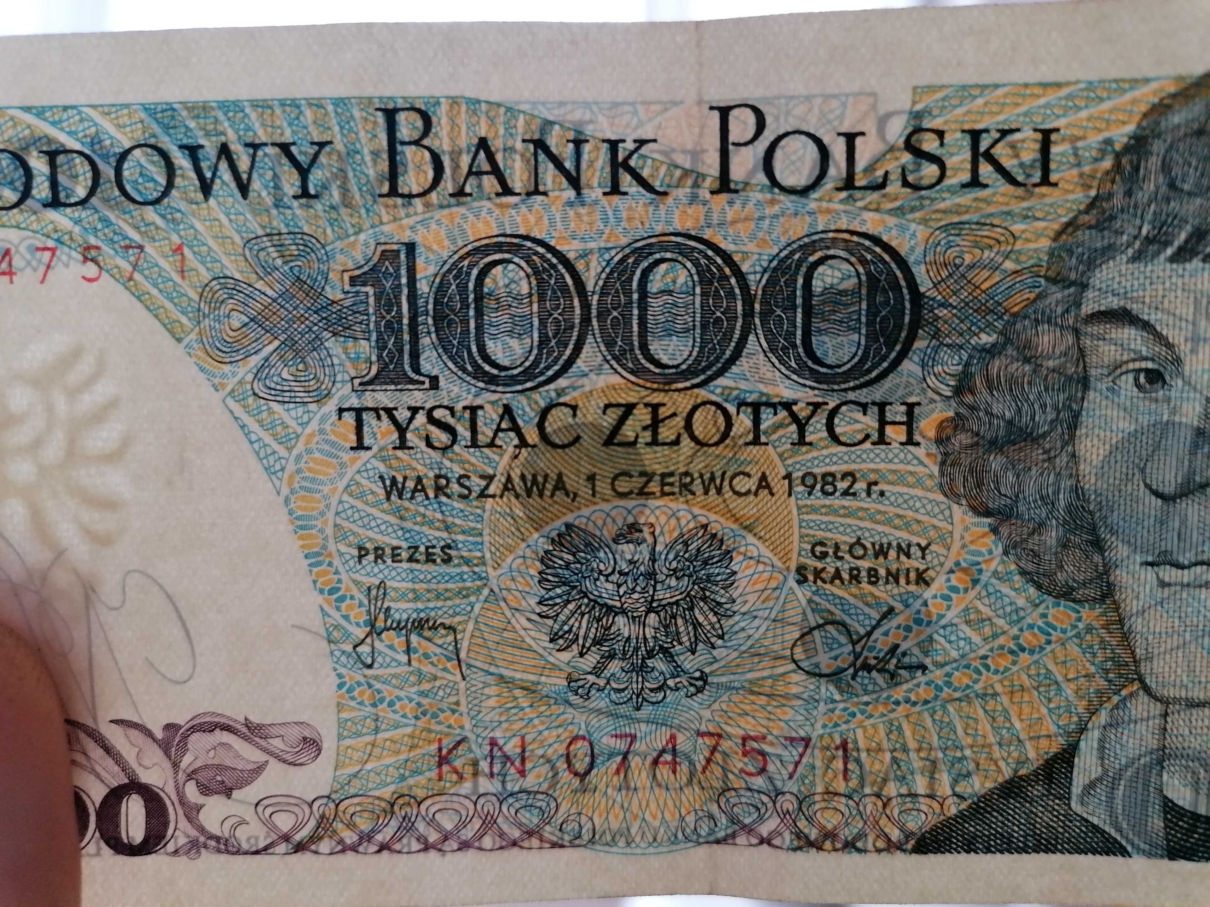 Banknoty PRL 1000 zł