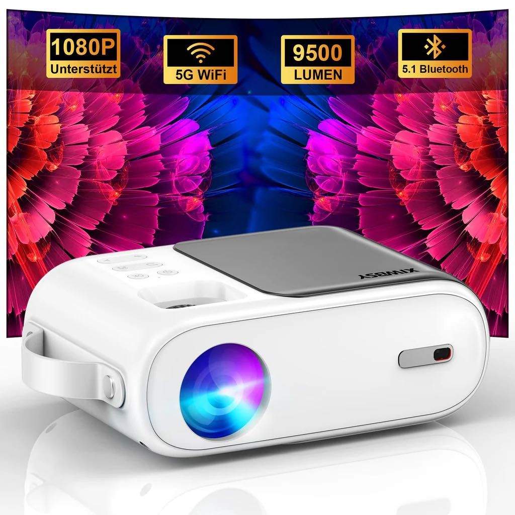 Projektor XIWBSY 5G Wifi bluetooth Full HD 1080P