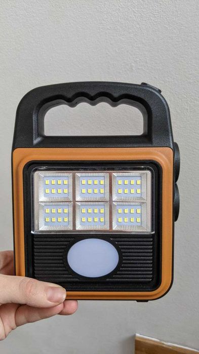 HS-8020A / HS-8020B  - LED ліхтарик + USB Power bank + сонячна панель