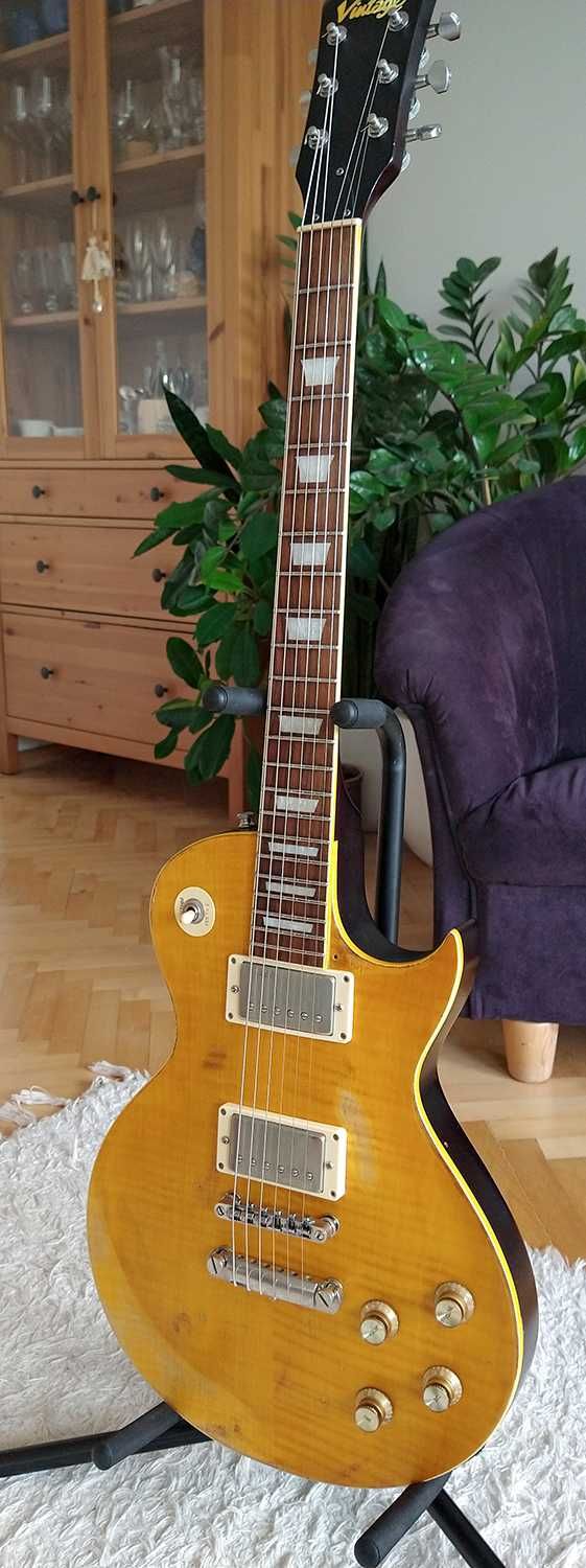 Gitara elektryczna Les Paul VINTAGE V100MRPGM Lemon Drop - ICON SERIES