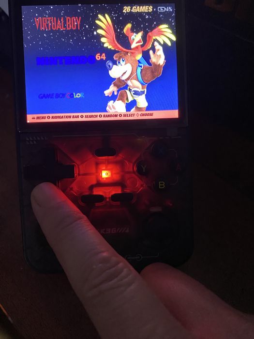 Consola K36 com mais de 16 mil jogos de emuladores