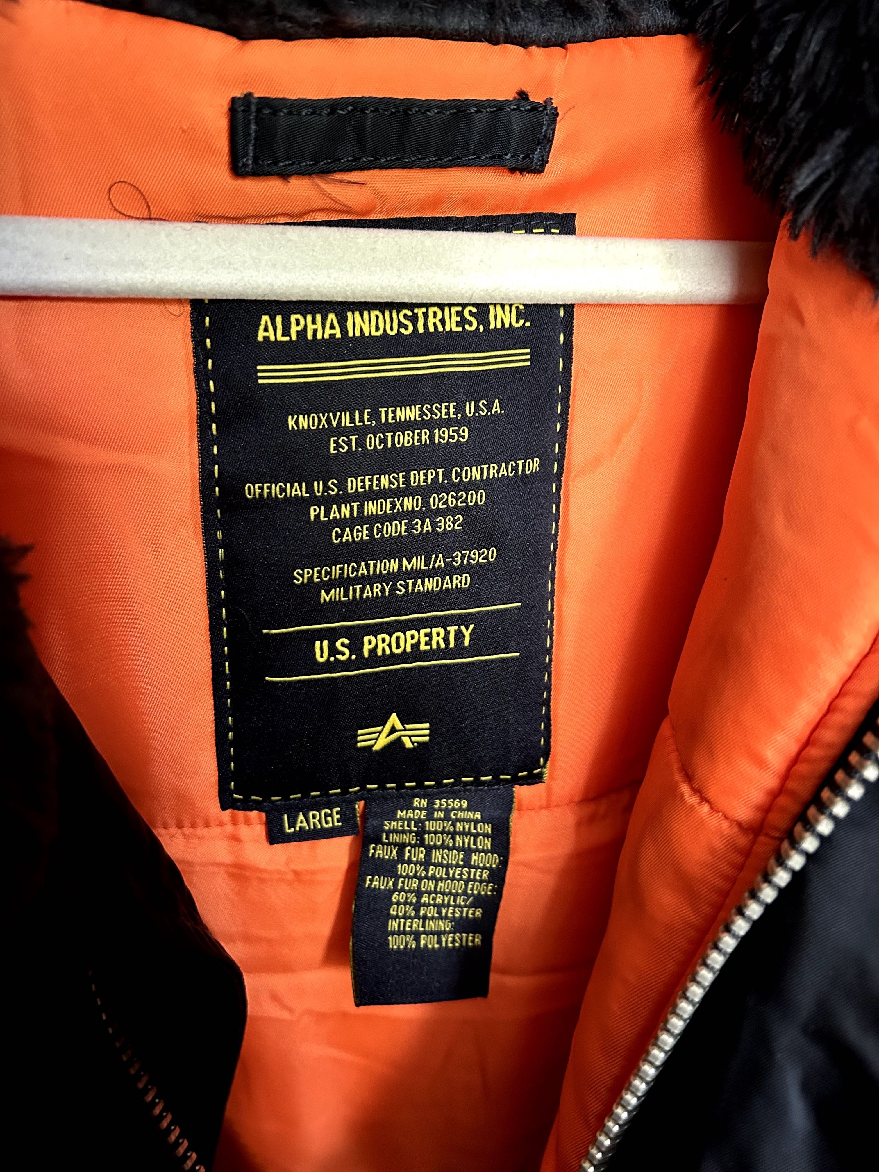 Парка куртка Alpha Industries N-3B