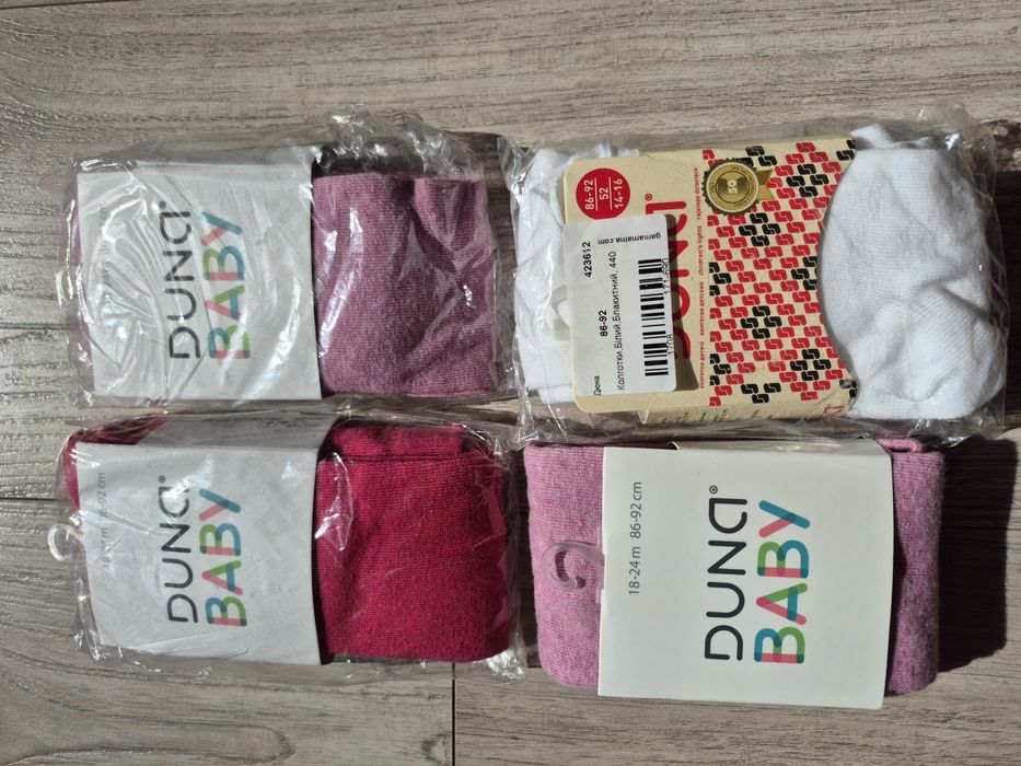 Нові колготки дюна на дівчинку 86-92