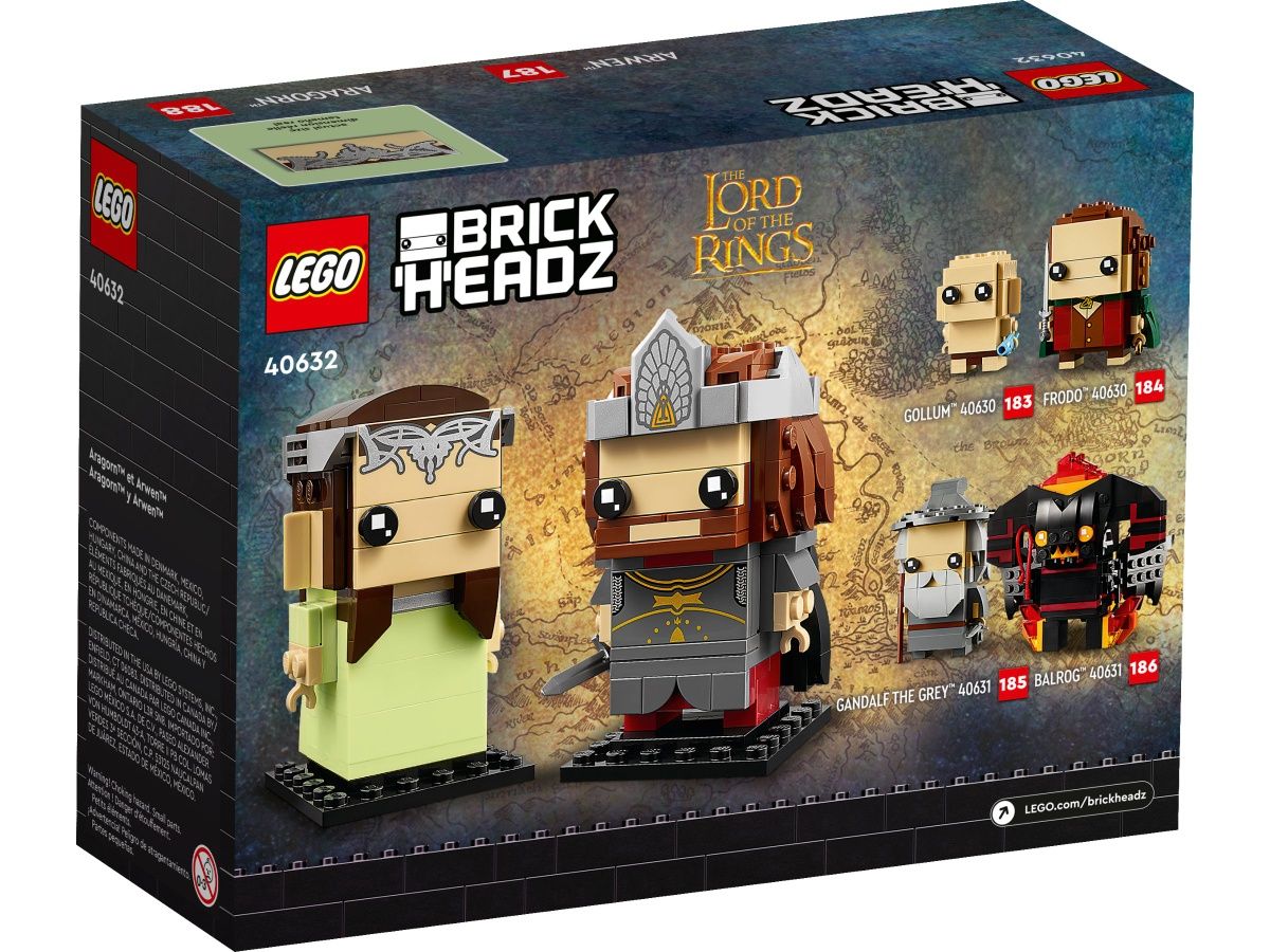 Lego 40632 Aragorn i Arwena Władca Pierścieni BrickHeadz