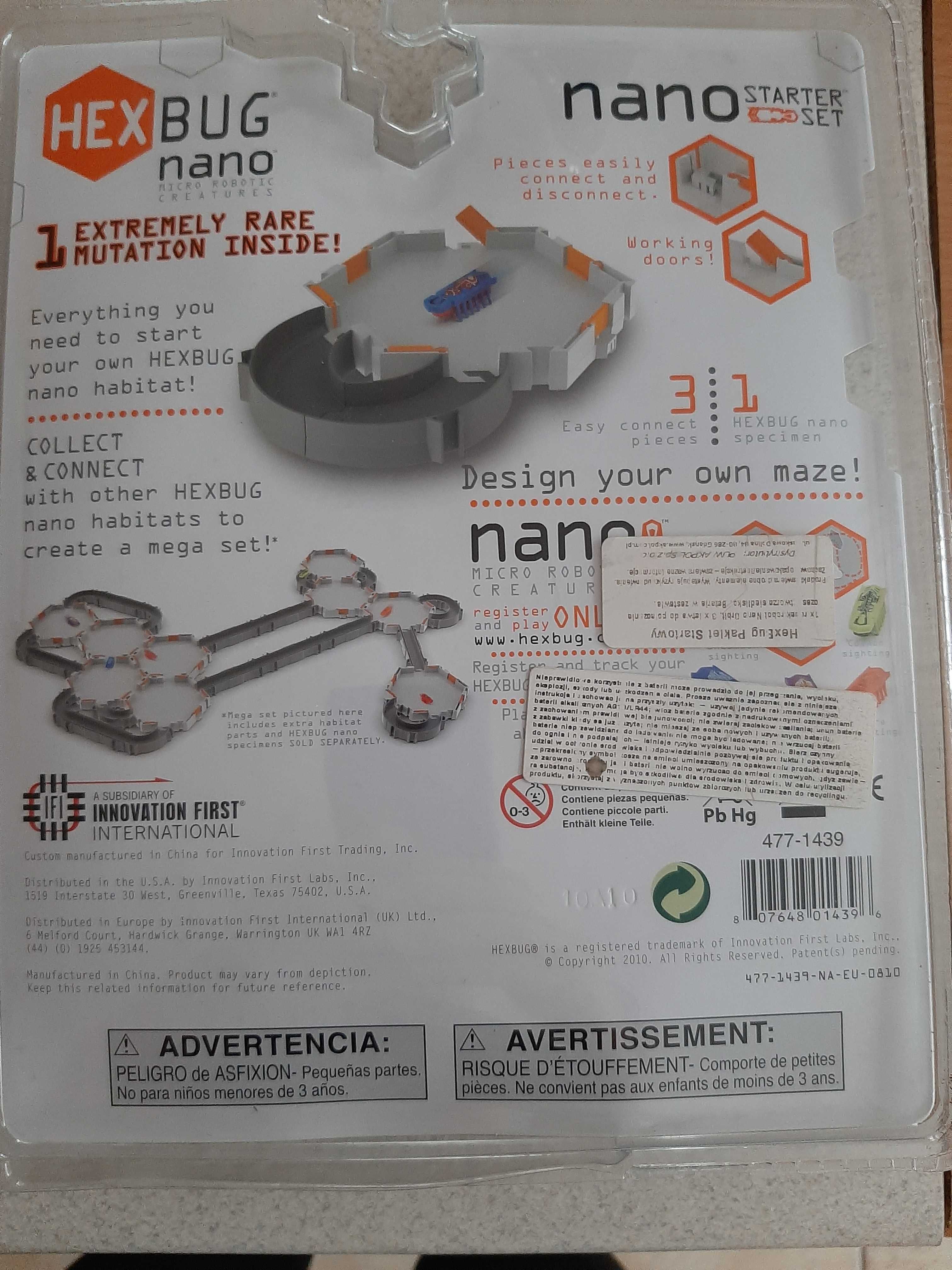 HEX BUG Nano Starter set gra dla dzieci jak Gravitrax