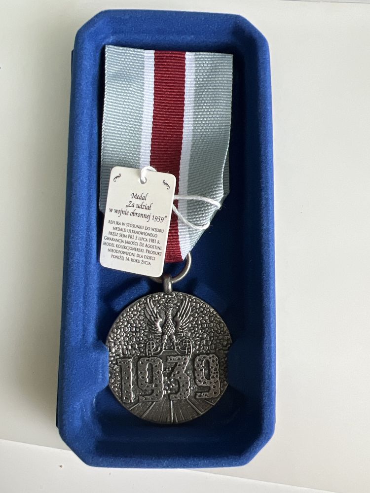 Replika - medal za udział w wojnie obronnej 1939