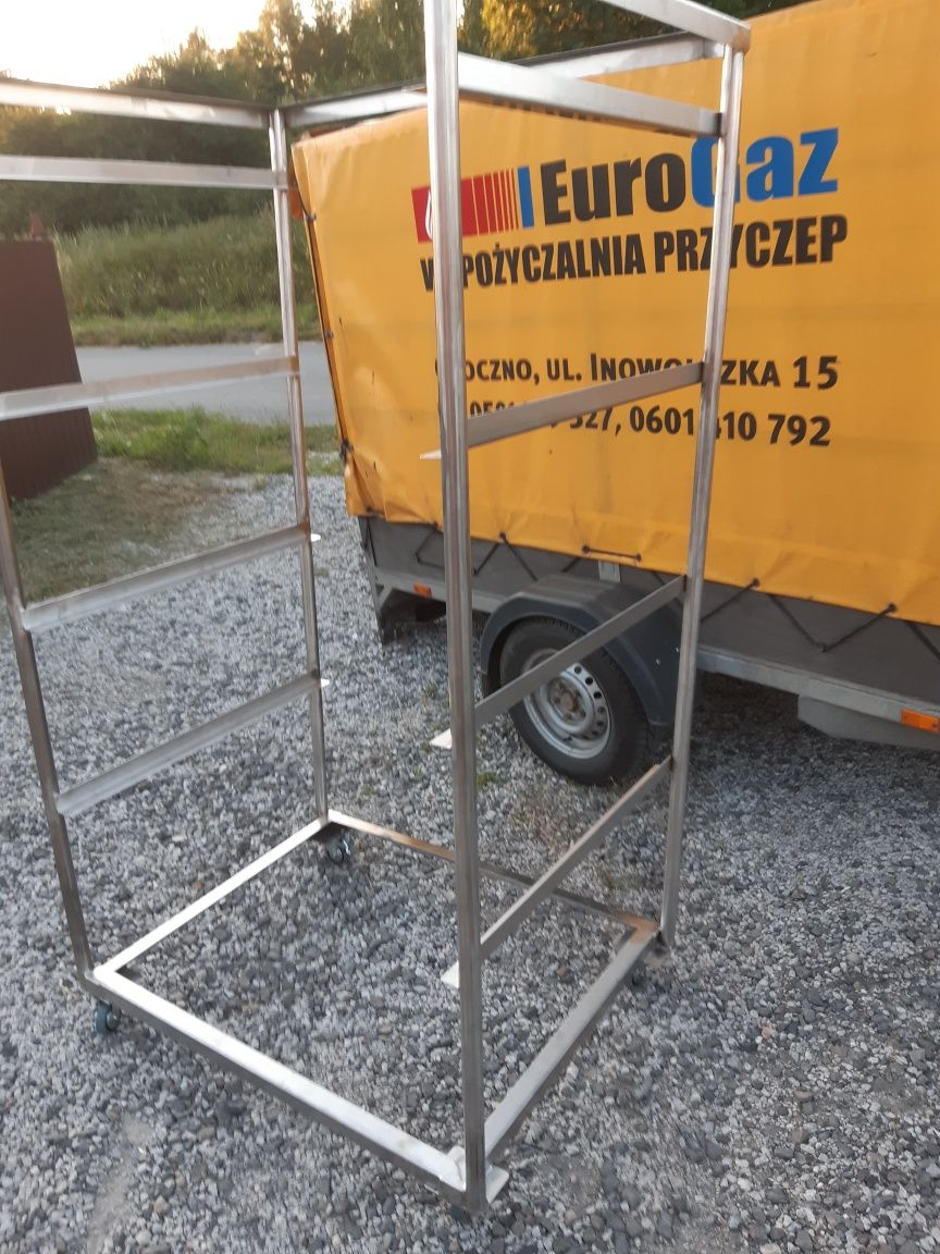 Wózek wędzarniczy,regał nierdzewny