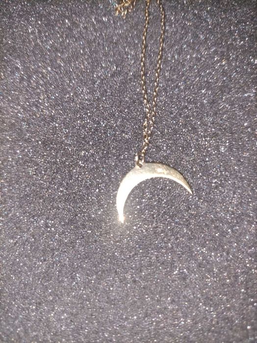 ZoZo łańcuszek pozłacany z półksiężycem