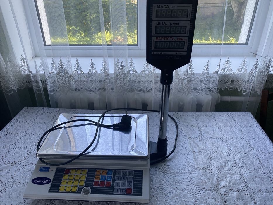 POS-термінал, вага, сканер