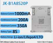 БМС Плата JK B1A8S20P 1A 200A 350A Пік