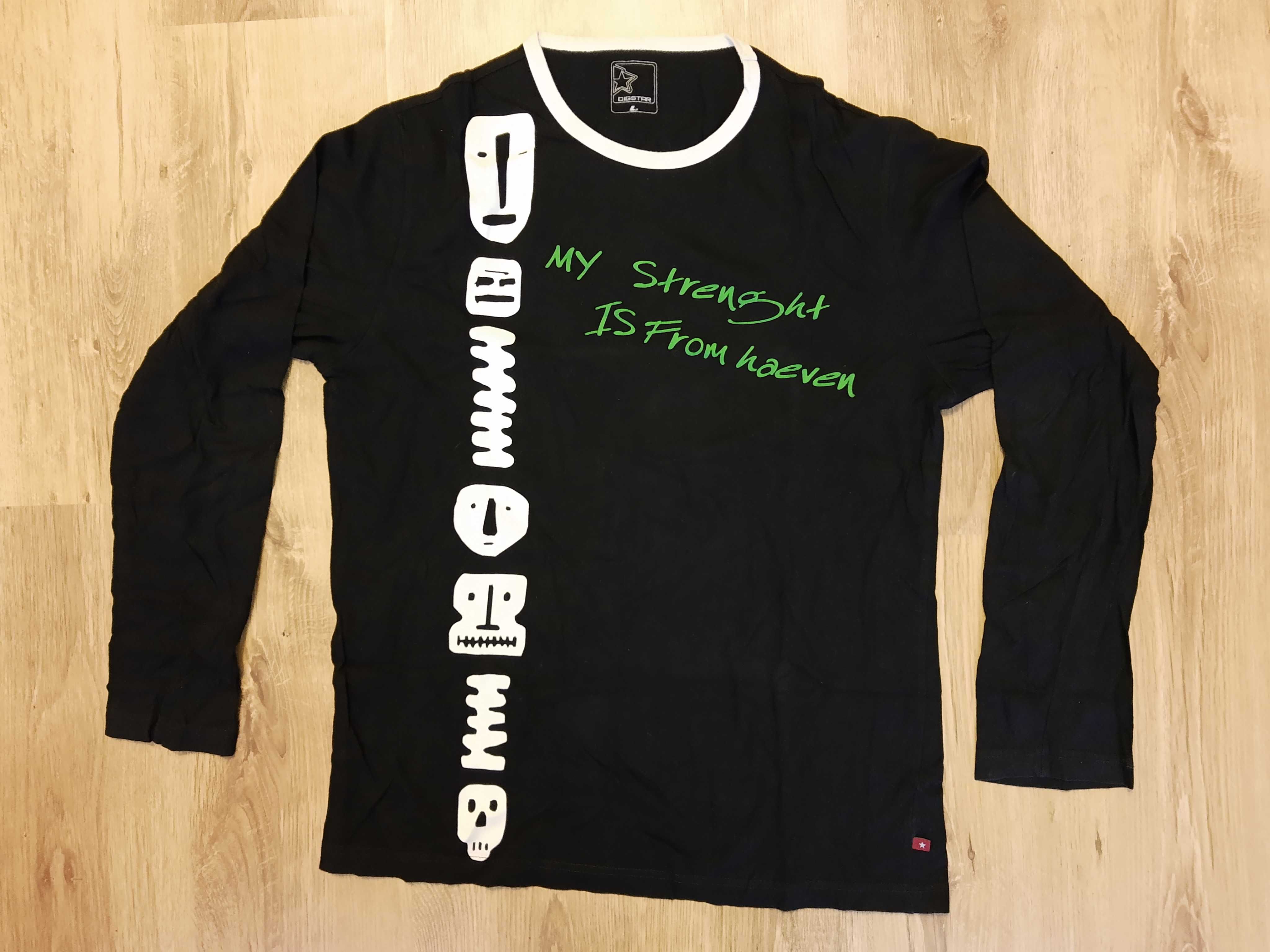 Czarny longsleeve Big Star