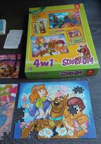 Scooby-Doo; puzzle 3 D+ gra karciana; od Trefl