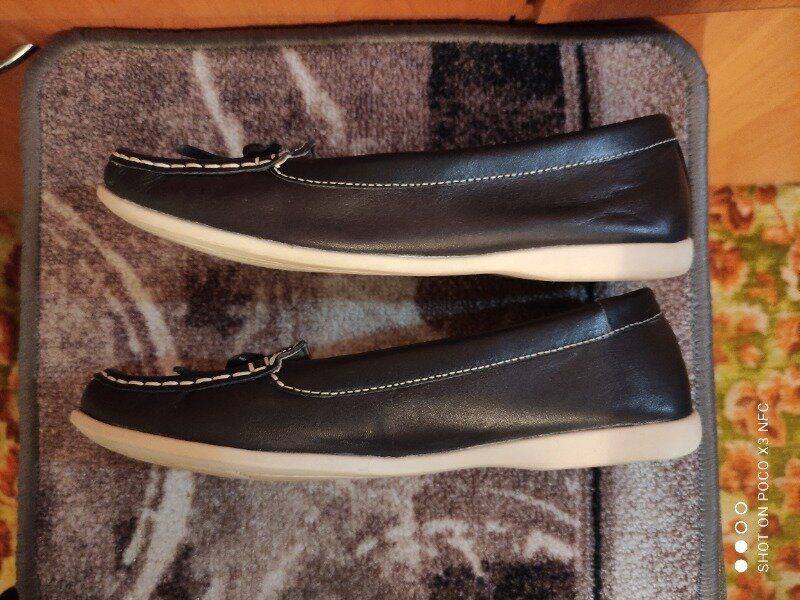 Кожаные туфли, мокасины 24,5 см