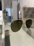 Okulary Ray Ban Old Aviator pilotki zloto-zielone