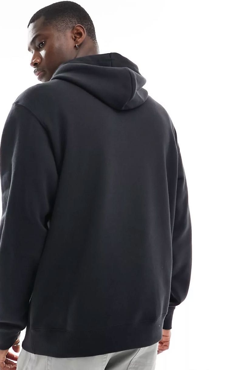 Худі New Balance small logo brushed hoodie in black
