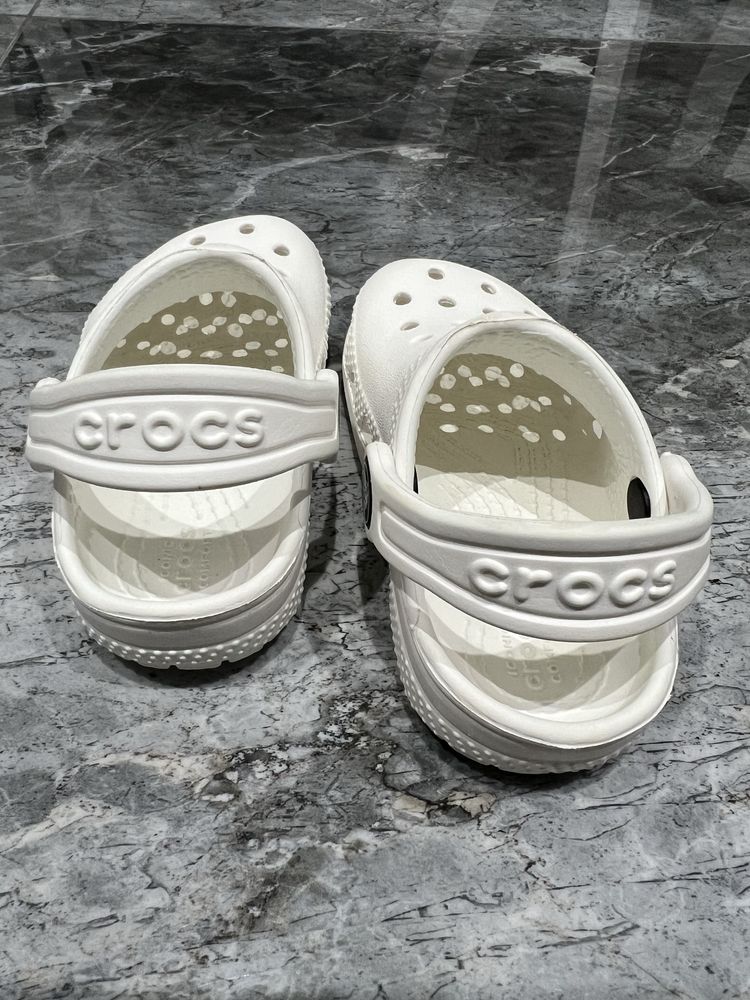 Crocs дитячі білого кольору