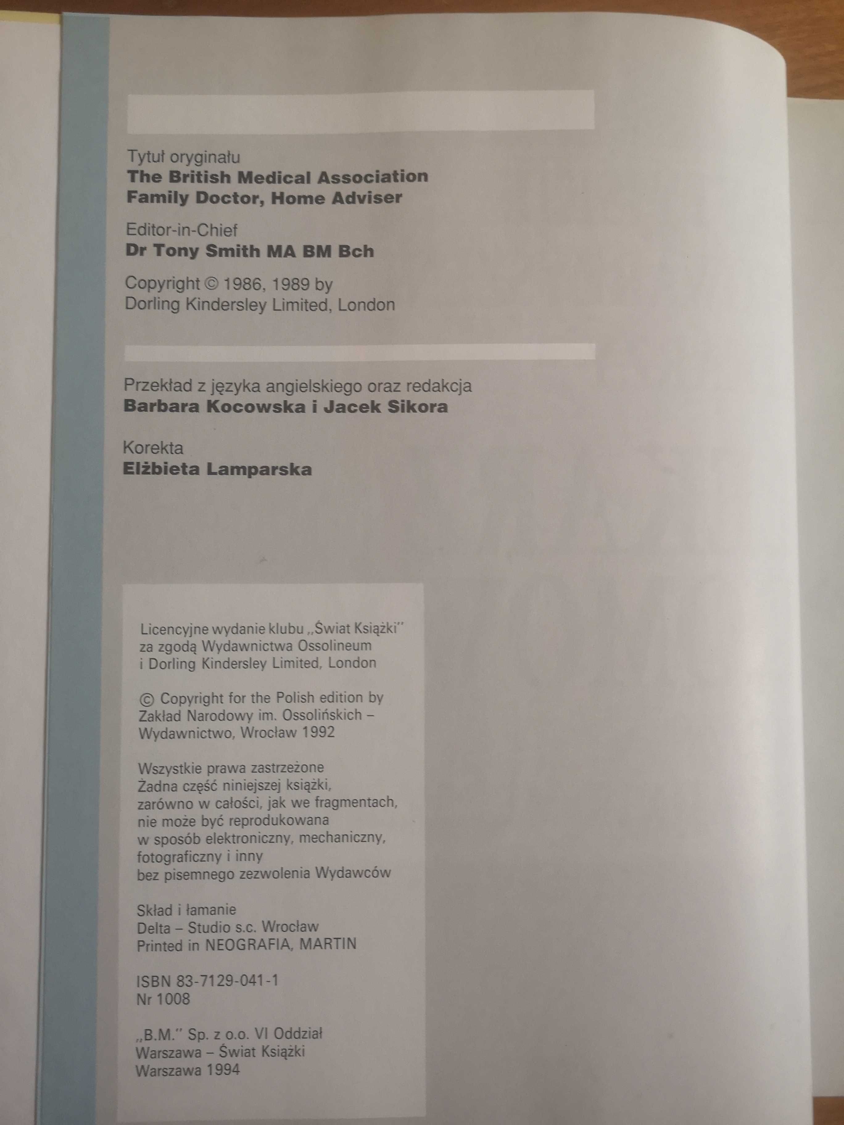 Lekarz domowy - rodzinny poradnik medyczny.