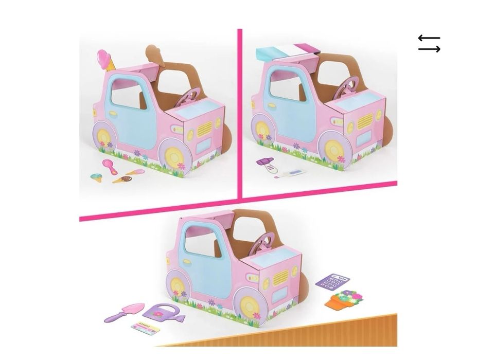 Brinquedo de Montar CONCENTRA Pop2Play Carro Rosa