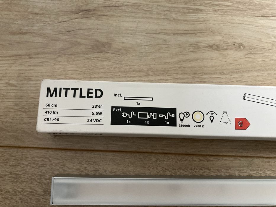 Listwa oświetleniowa LED ikea mittled