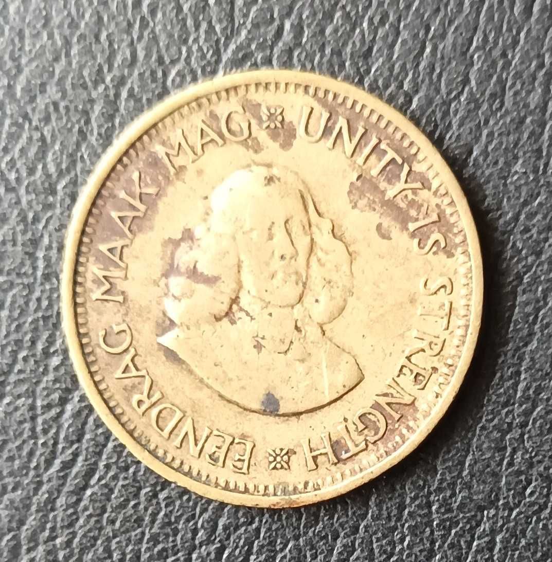 Moedas da África do Sul - 1/2 Cent. 1964 ; 1/2 Cent. 1962