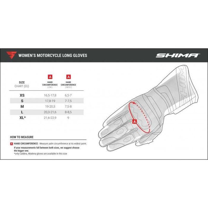 Rękawice Shima Miura `XS różne KOLORY