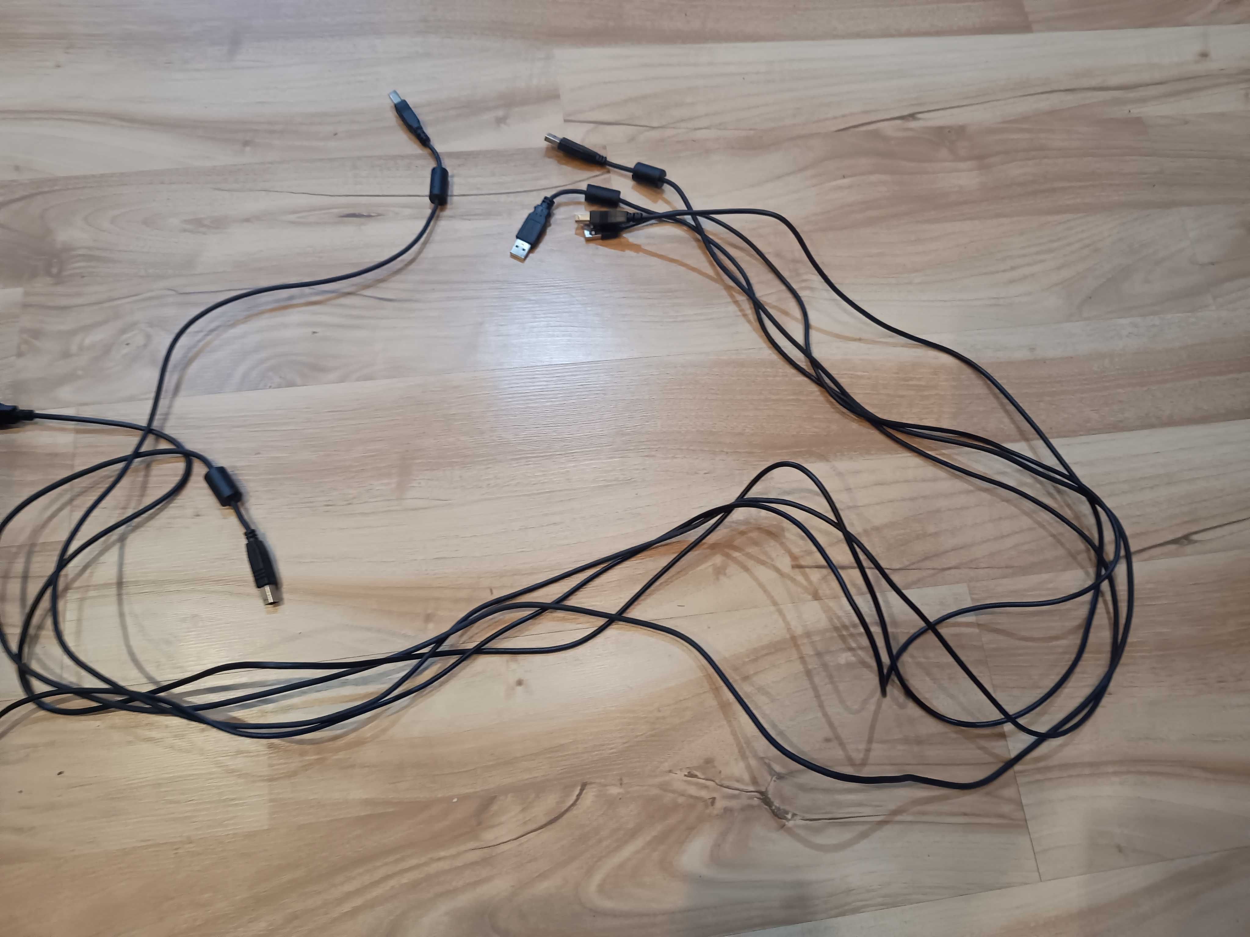 4szt kabel przewód do drukarki 1.2m 1.5m