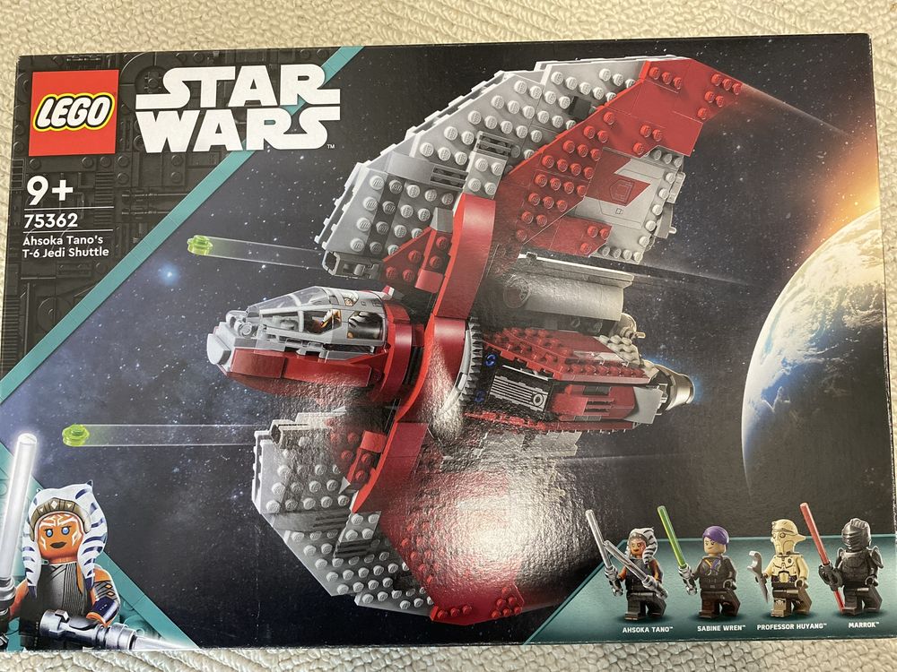 Lego Stars Wars Prom kosmiczny Jedi T-6 Ashoki Tano 75362