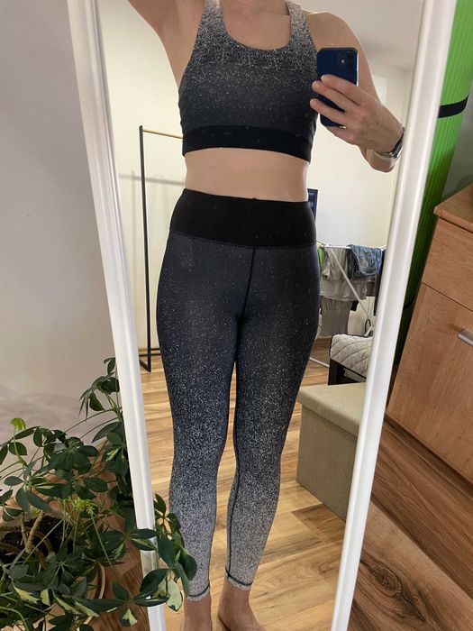 Zestaw set na siłownię do fitness ćwiczeń Gym Hard S/M ombre