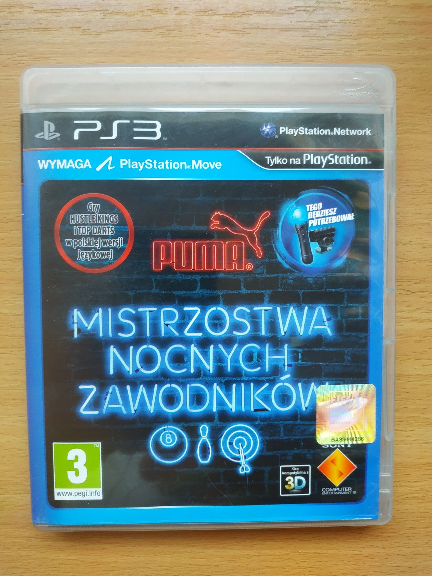 Mistrzostwa nocnych zawodników ps3, stan bardzo dobry, wysyłka olx