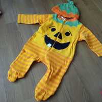 Ubranko na halloween strój dynia 62 pajac dla dziecka bal karnawałowy
