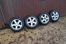 Koła 185/60 R15 4x100 Alufelgi + opony letnie 4x6mm Toyota Yaris